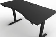 The Evodesk Gaming Desk has built-in speakers (Image via Amazon)